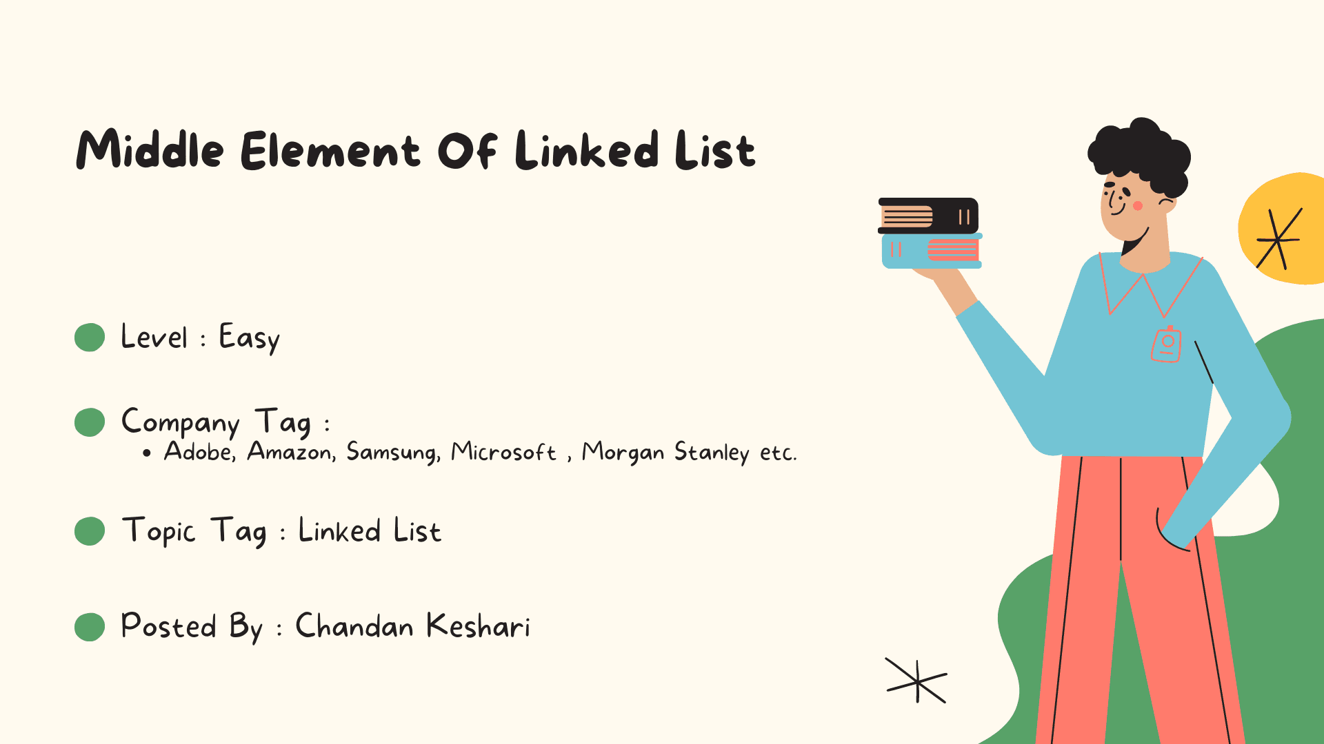 Middle Element Of Linked List